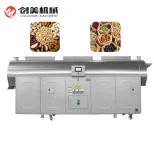Industrial contínuo Macadâmia Nut Processing Linha Produção e Roasting Cooling Line - Máquina assar - foodmachtech